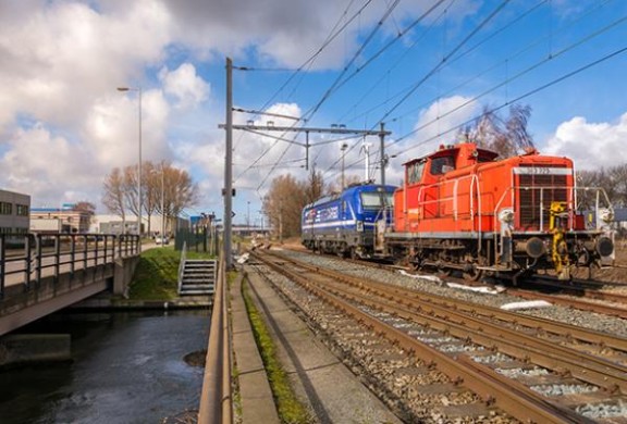 Treinen op het spoor 